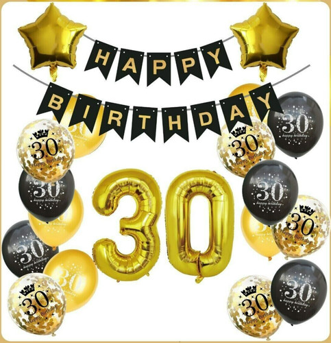 Geburtstag deko set - 30,