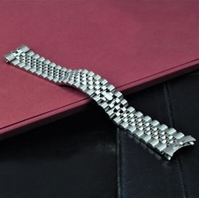 Gliederarmband Jubile Style Stahl verdeckte Schließe 20 mm kompatibel zu Rolex 
