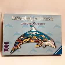 Ravensburger - 1000 (872) Teile Puzzle - Collection Silhouette - Delfin - 161348