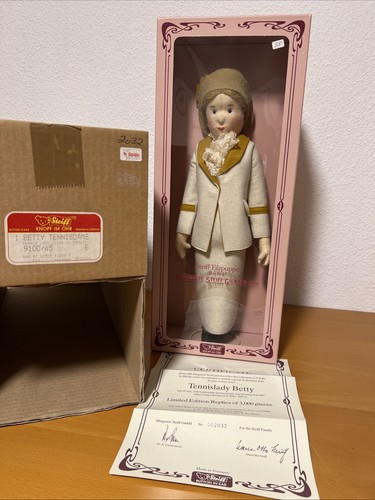 Steiff filzpuppe replica - steiff, 80er