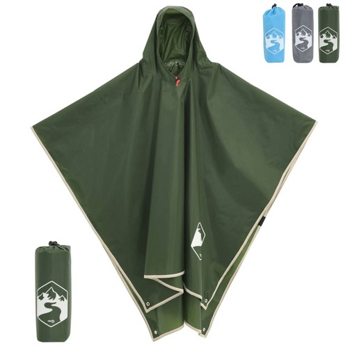 Regenponcho mit kapuze - 2-in-1,