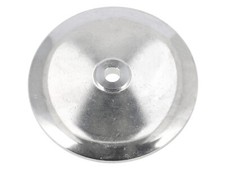 Deckel Radnabe vorn, Alu poliert - für Simson