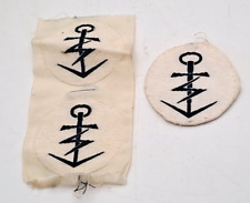 Marine Ärmel 3x Abzeichen Funkmaat ca. 5cm Stoff Aufnäher