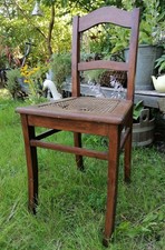 alter Biedermeier Stuhl Holzstuhl Gründerzeit Shabby Brocante antik