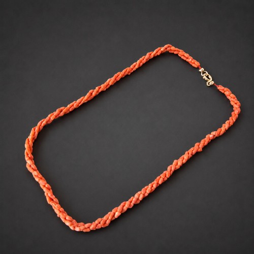 Vintage korallenkette - vintage,