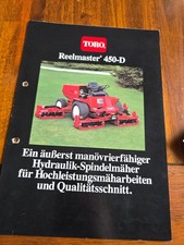 TORO Spindelmäher Reelmaster 450-D Traktor Schlepper Prospekt Brochure d