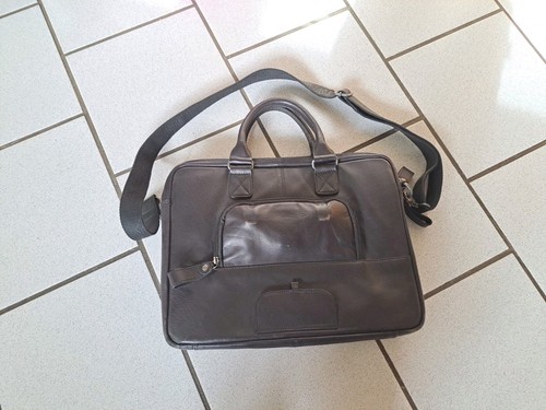 Lederfahrradtasche