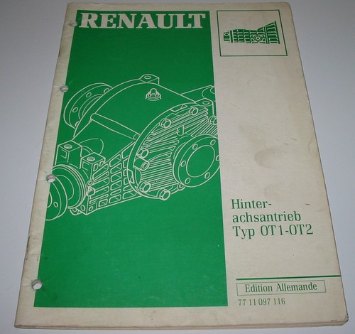 Werkstatthandbuch renault 4x4 - werkstatthandbuch,
