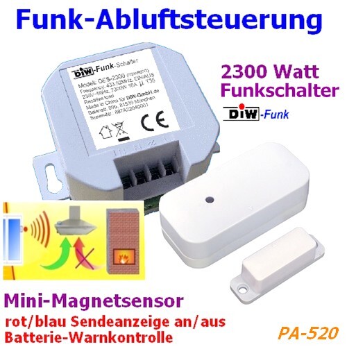 Einbau abluftsteuerung 520 - einbau, pa-520