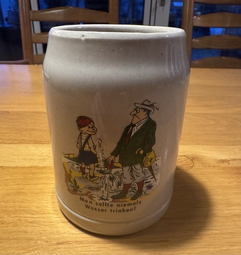 Bierkrug steingut mit - bierkrug, 0,5