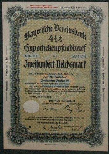 Bayerische vereinsbank - bayerische,