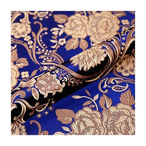 Peony jacquard brokat stoff - peony,