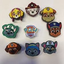 9x Schuh Pins - Shoe Charms - für Crocs - Clogs - Paw Patrol - Schuhstecker