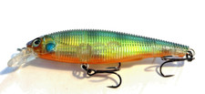 Yo Zuri 3DB Shad 90 SP Wobbler, Crankbait, Kunstköder, 9 cm, Suspending