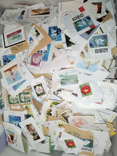 Briefmarken kiloware kg - briefmarken, 1,5