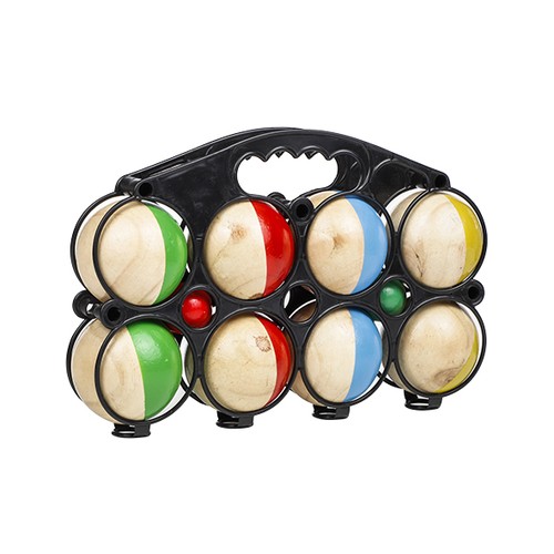 Boule set aus holz mit - -,