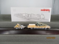 Märklin H0 39942 Zweiwege-Unimog-Weihnachtsbaum-Transport DB Vollsound mfx OVP