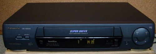 Vhs videorecorder panasonic - vhs,