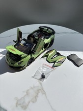 Lamborghini Aventador SVJ 1:18 Modellauto Metall Spielzeugauto Sammler Grün 