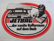 Werbe-Aufkleber eco Jetbag