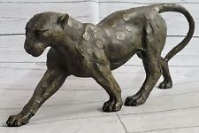 Knurren Leopard Bronze Statue