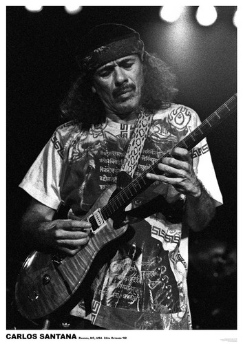 Santana poster stage - on,