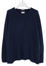 Gant The Shetland Pullover Herren 2XL 100% Wolle Rundhals Pullover Marineblau