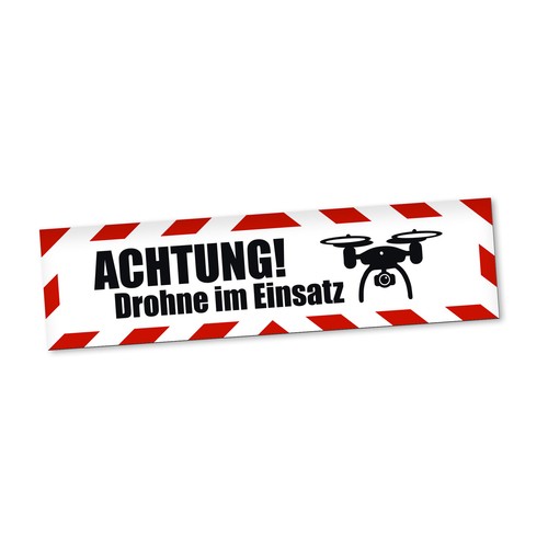 Achtung drohne magnetschild - achtung,
