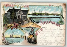 13627701 - 2000 Finkenwerder Elbe Segelschiffe Gasthaus zur schoenen Aussicht