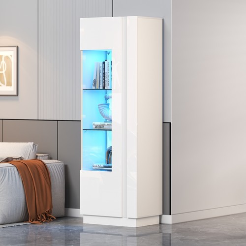 Hochglanz vitrineschrank mit - vitrineschrank,