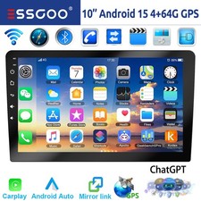10" 2 DIN ChatGPT Android 15