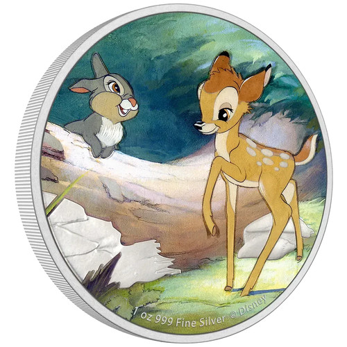 Silbermünze disney bambi - silbermünze, disney™