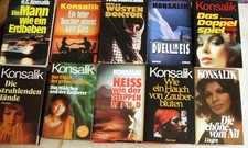 Konsalik 30 gebundene Bücher in guter Erhaltung Bücherpaket Titel siehe Fotos