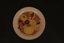 Terra Prato Brotzeitteller Rosenthal Studio line Beige braun Blume 25,5cm 70er 