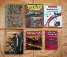 Konvolut 6 interessante Bücher über antike Schusswaffen