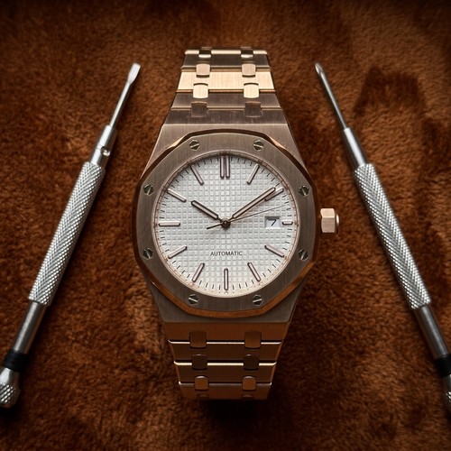 Full gold octagonal automatic - gold,