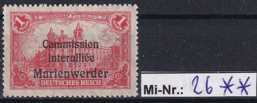 Marienwerder 26 aus - mi-nr.:,