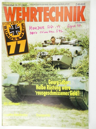Wehr technik november 1977 - wt,