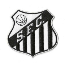 FC Santos  Fußball Football Patch Aufnäher Aufbügler Emblem Logo 7,0 x 7,0cm