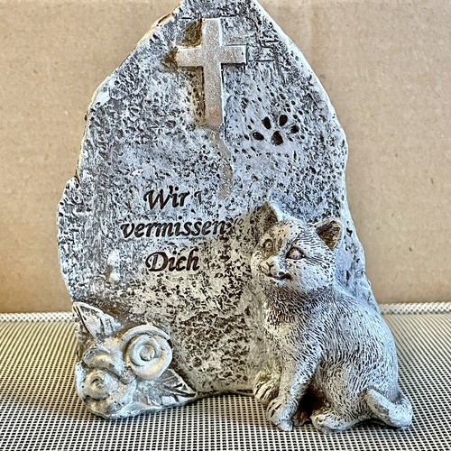 Grabstein cat katze - cat,