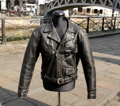 Herren biker geltert - , schwarz