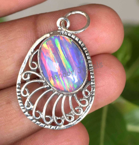 4ct naturweiß feuer opal - naturweiß,