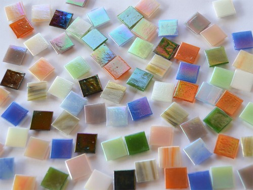 100 glas mosaiksteine - st., glas-