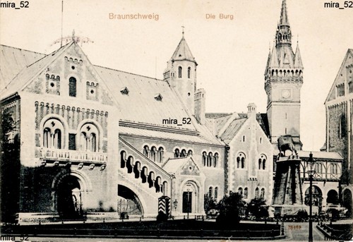 Braunschweig jahr 1912 - ak,