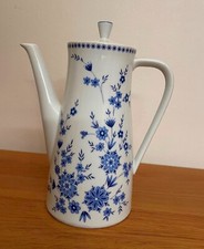 Bayerisch Blau Isolde Doris Kaffeekanne 0,75 Liter Seltmann Weiden Bavaria