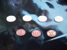 7x Kampfgruppen - Wiederholungszahlen - DDR Orden, Abzeichen