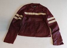 Minga London Jacke Frauen Größe S Motorrad Windabweisend Elegant Neu Rot 