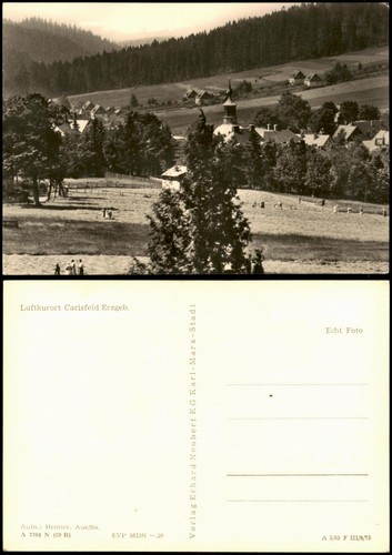 Carlsfeld eibenstock ddr - carlsfeld-eibenstock, ak