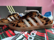 adidas Samba Pony Wales Bonner Leopard IE0578 Sneaker Braun/Creme