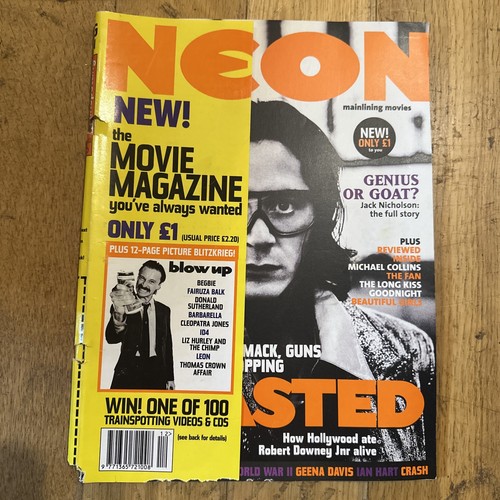 Vintage neon movie magazine - neon,
